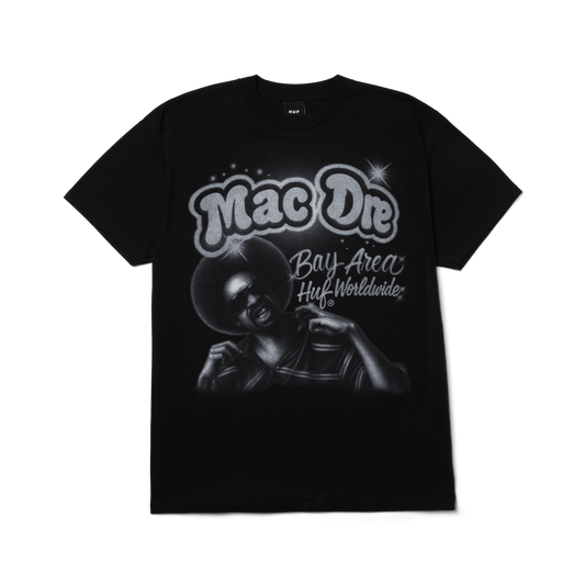 Huf x Mac Dre Airbrush T-Shirt Black
