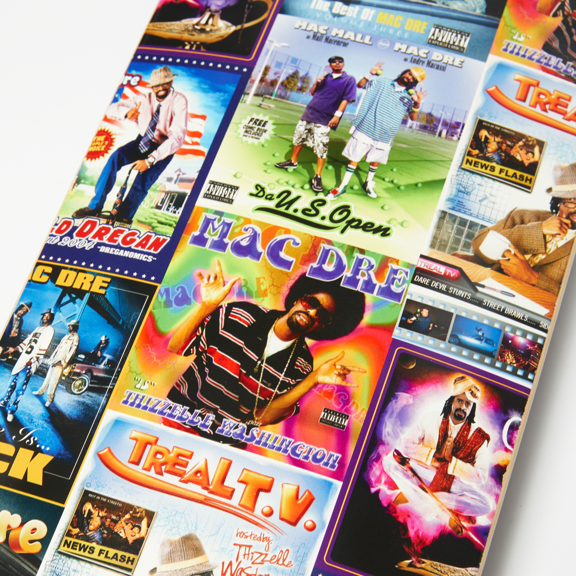 Huf x Mac Dre Skate Deck Multi
