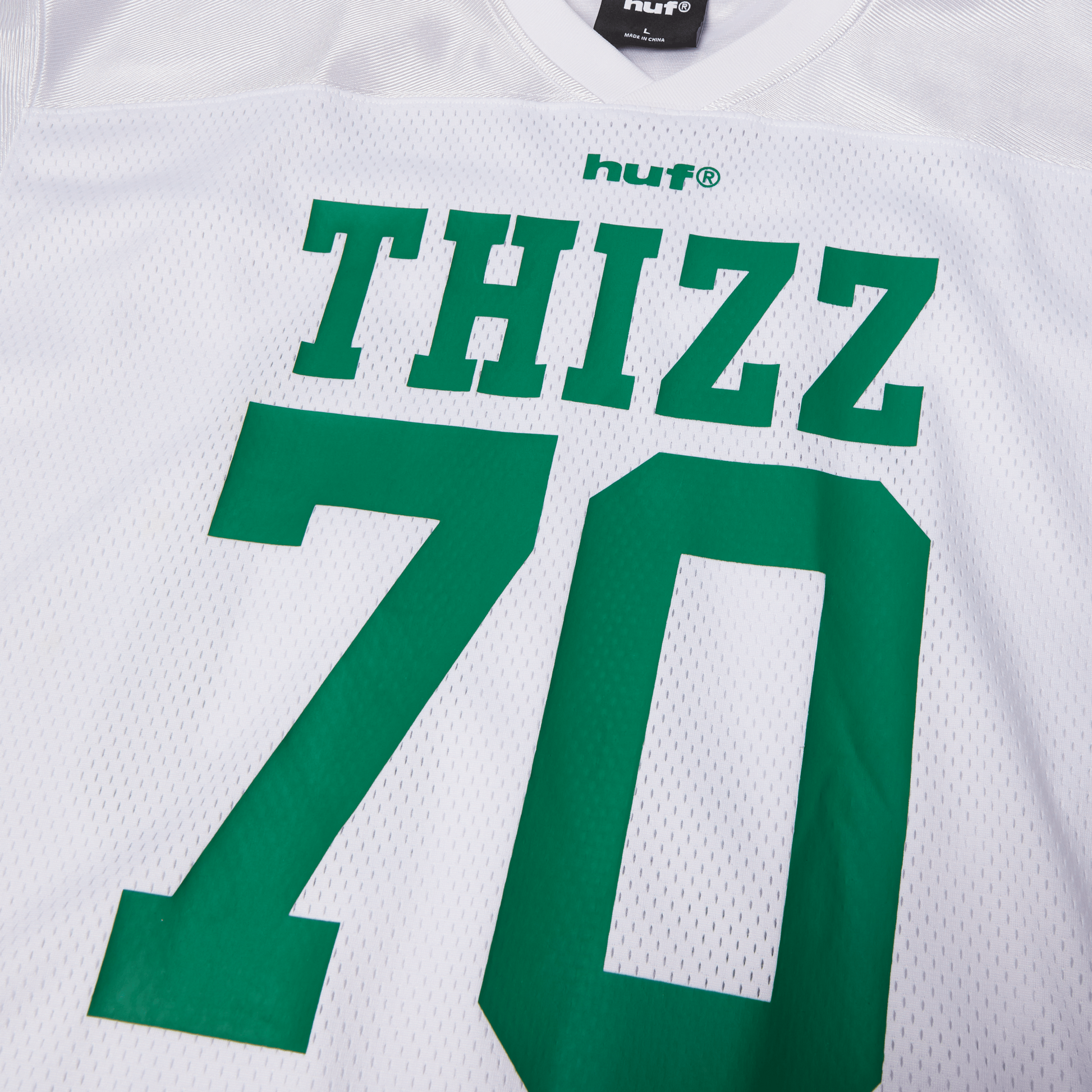 Huf x Mac Dre Thizz Jersey White