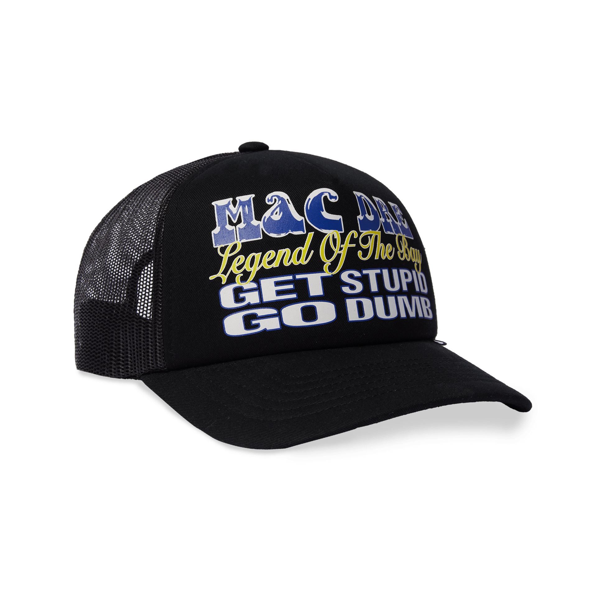 Huf x Mac Dre Trucker Hat Black