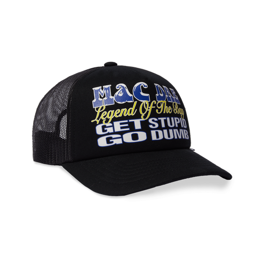 Huf x Mac Dre Trucker Hat Black