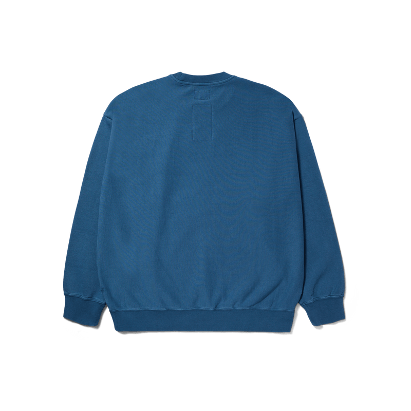 Huf Mason Crewneck Sweatshirt Oil Blue