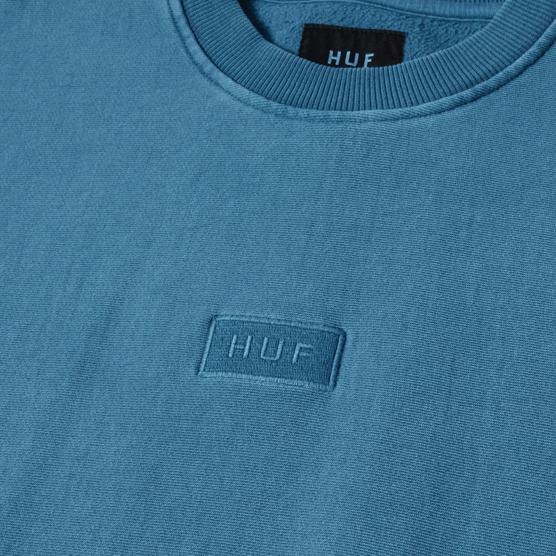 Huf Mason Crewneck Sweatshirt Oil Blue