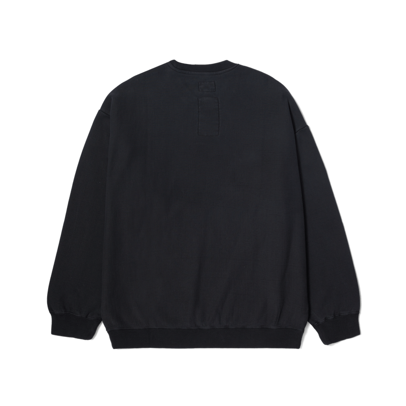 Huf Mason Crewneck Sweatshirt Washed Black
