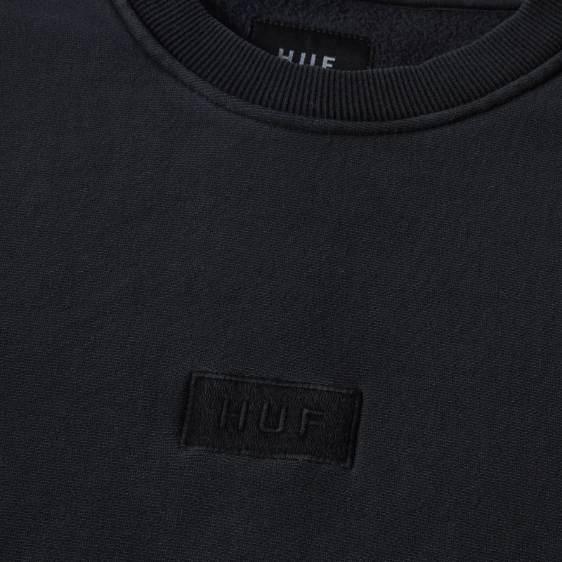 Huf Mason Crewneck Sweatshirt Washed Black
