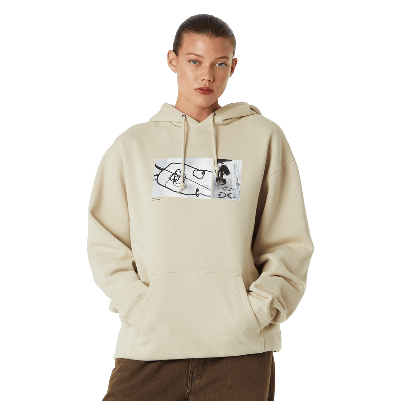 Huf Mason Photos Pullover Hoodie Stone