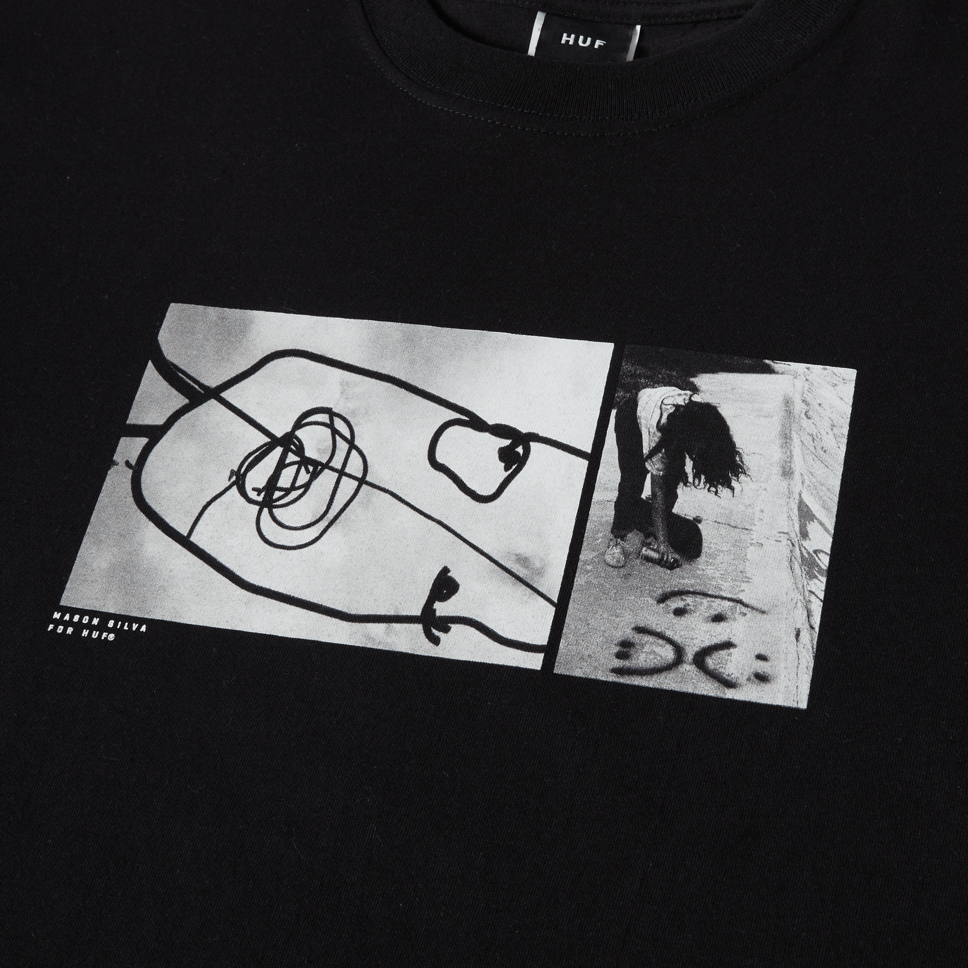 Huf Mason Photos T-Shirt Black