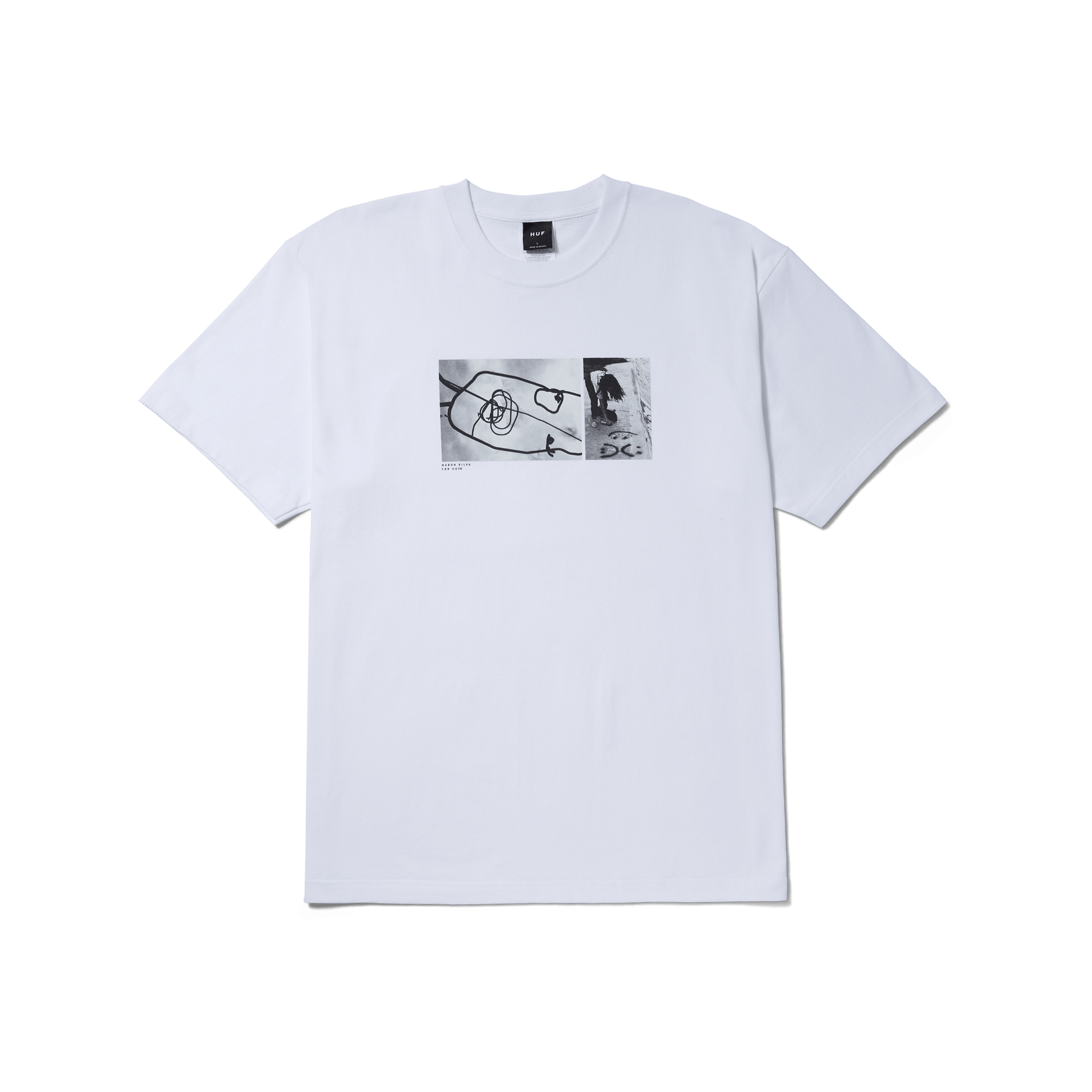 Huf Mason Photos T-Shirt White