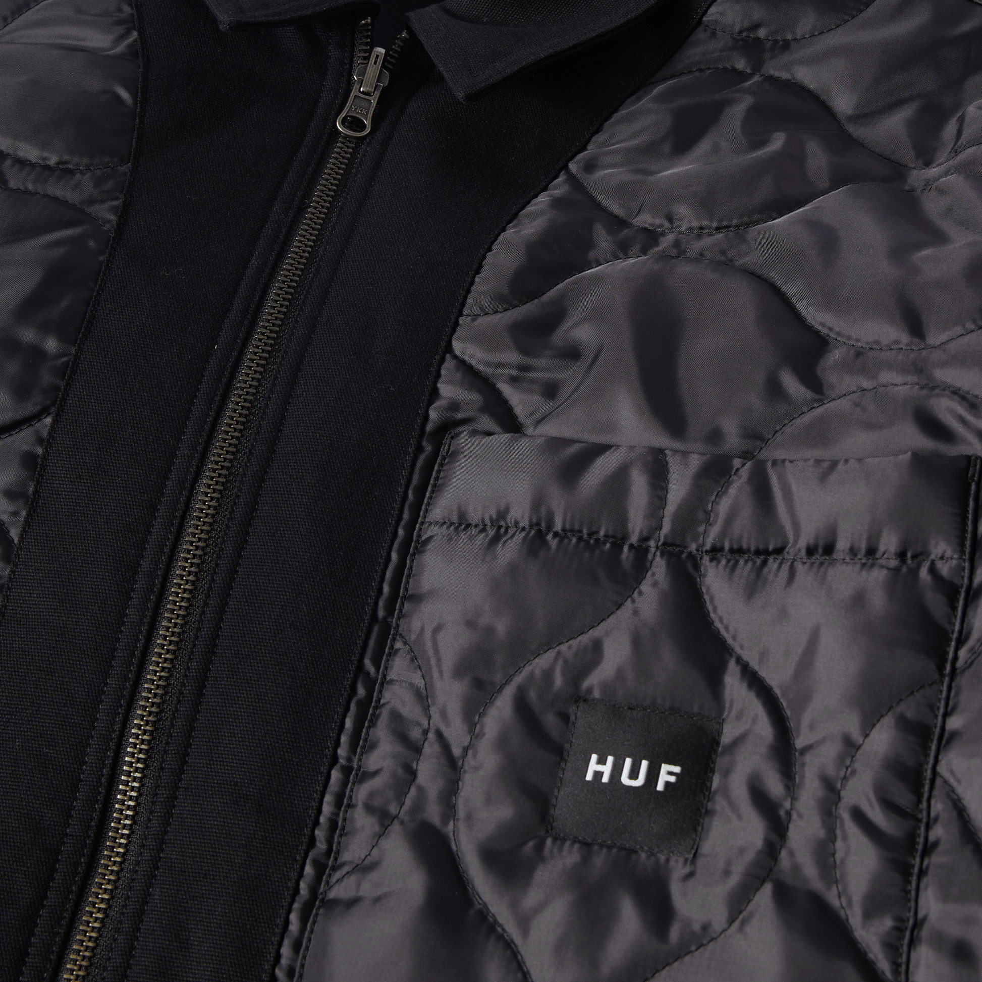 Huf Mason Reversible Shacket Black