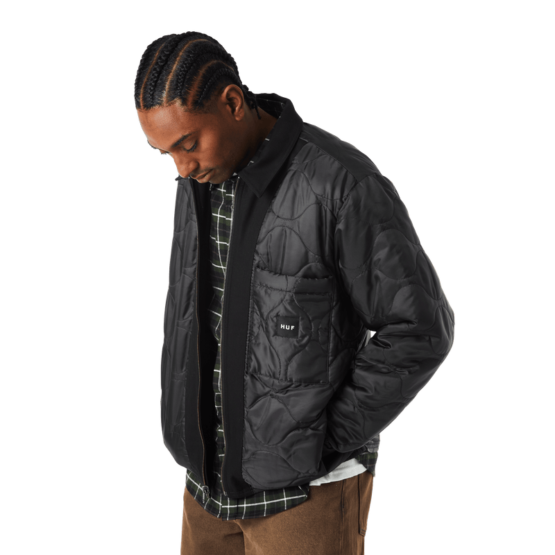 Huf Mason Reversible Shacket Black