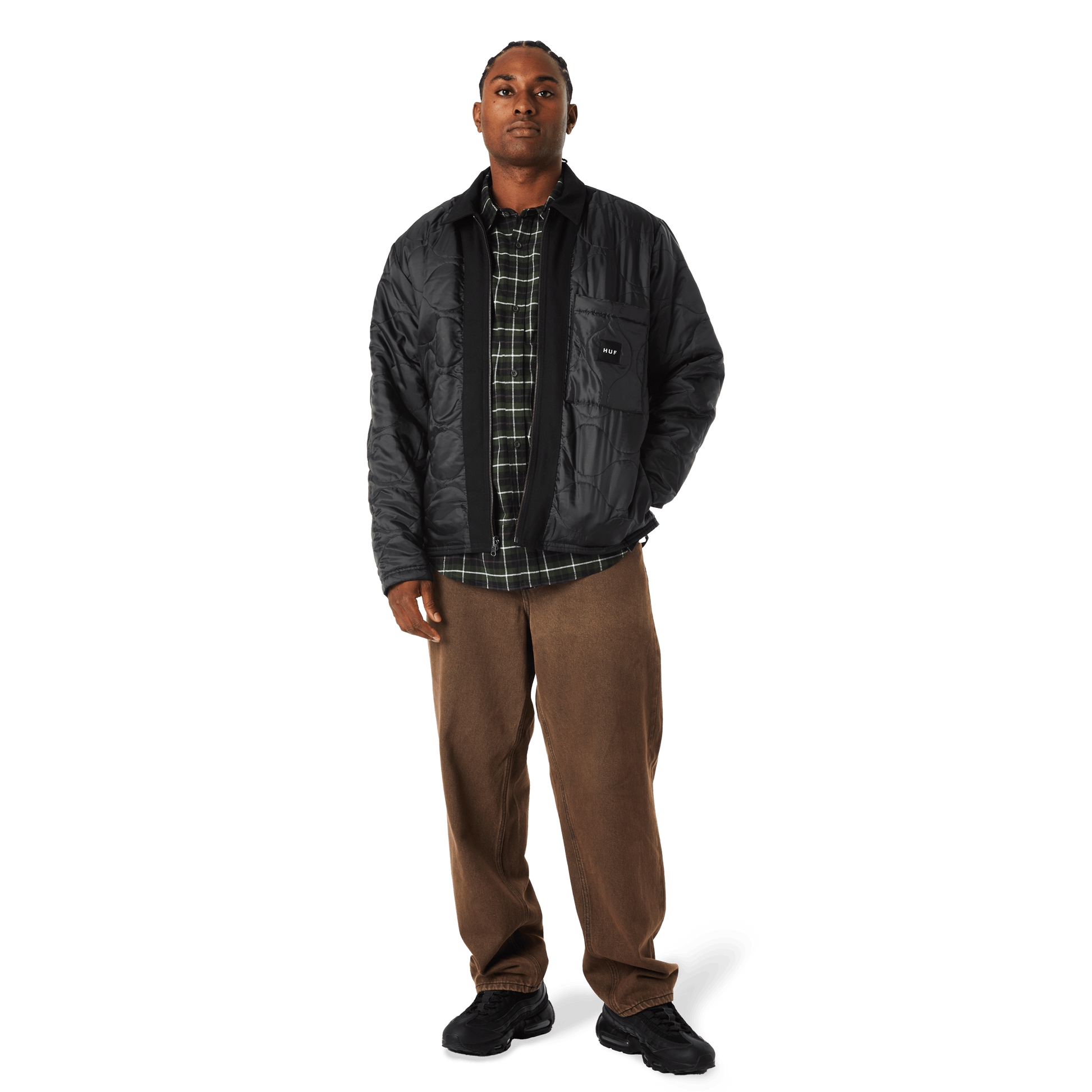 Huf Mason Reversible Shacket Black