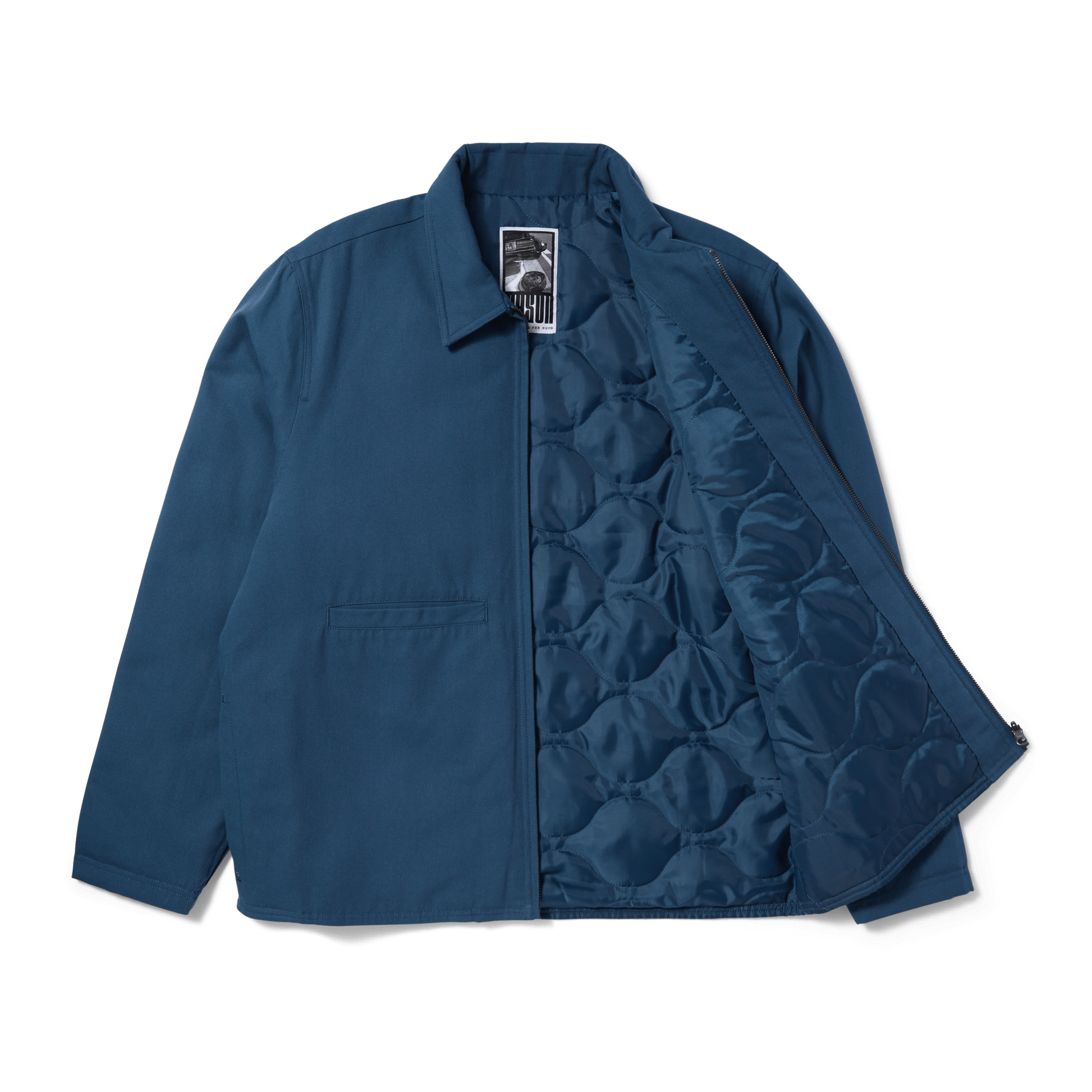 Huf Mason Reversible Shacket Oil Blue