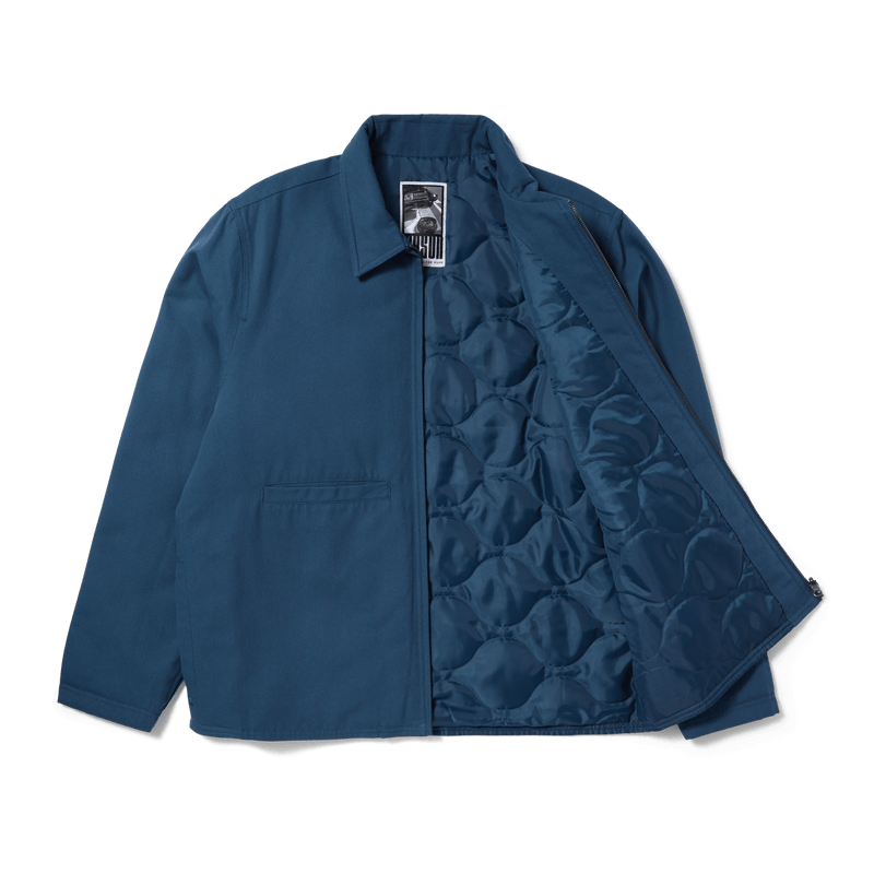 Huf Mason Reversible Shacket Oil Blue