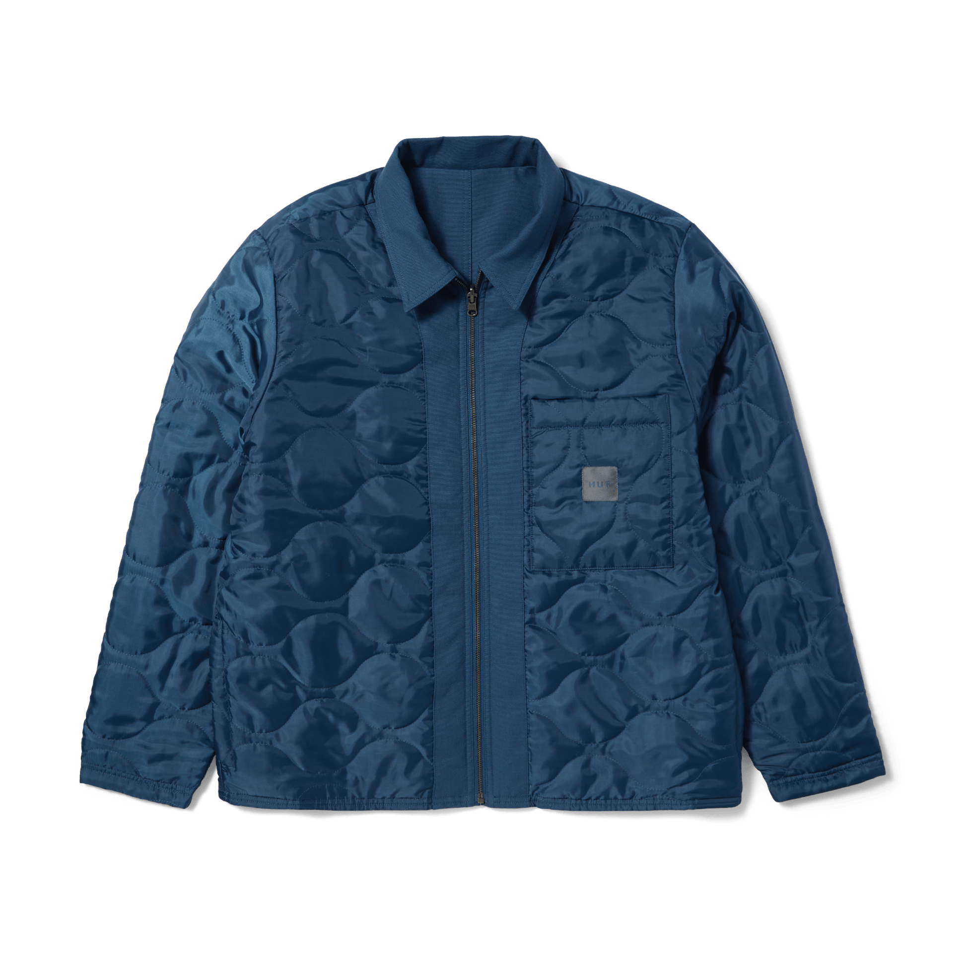Huf Mason Reversible Shacket Oil Blue