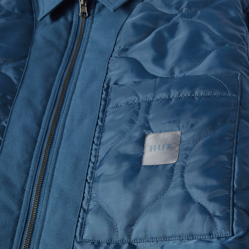 Huf Mason Reversible Shacket Oil Blue