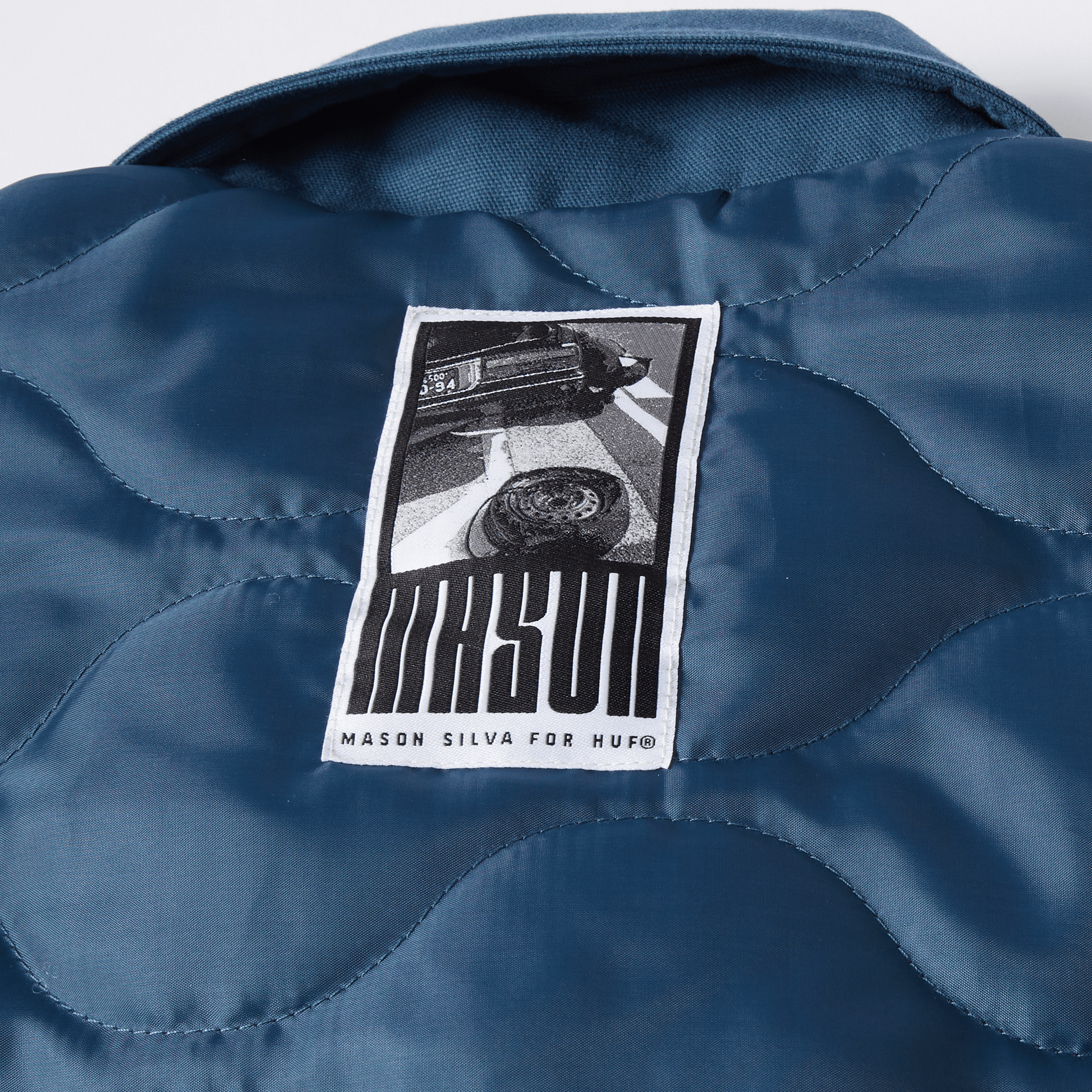 Huf Mason Reversible Shacket Oil Blue