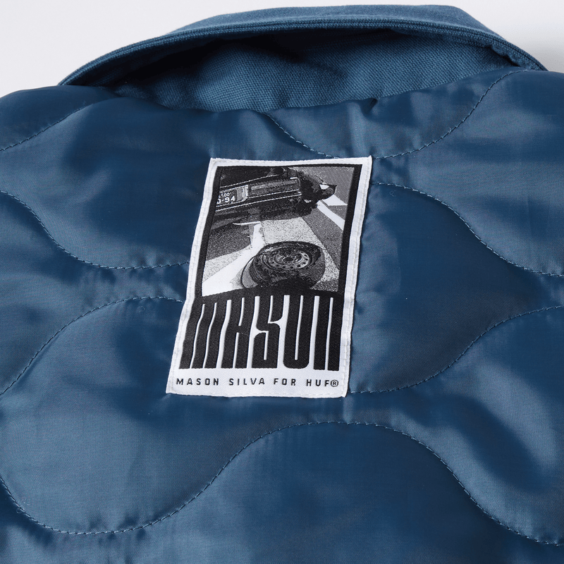 Huf Mason Reversible Shacket Oil Blue