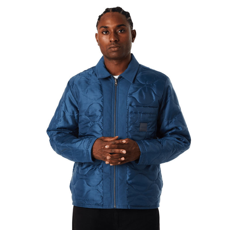 Huf Mason Reversible Shacket Oil Blue