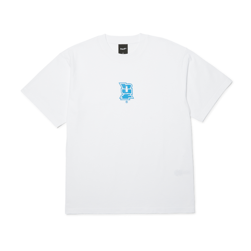 Huf Megablast Core T-Shirt White/Blue