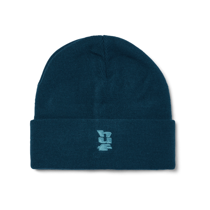 HUF Megablast Cuff Beanie Oil Blue