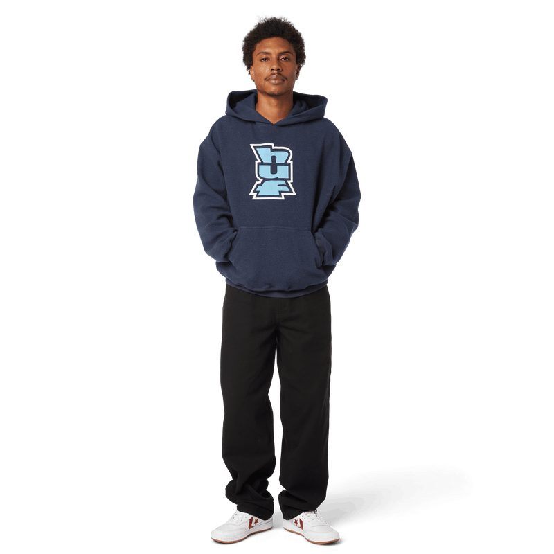 HUF Megablast Reverse Hoodie Navy