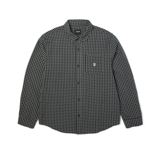 Huf Megablast Long Sleeve Woven Top Black