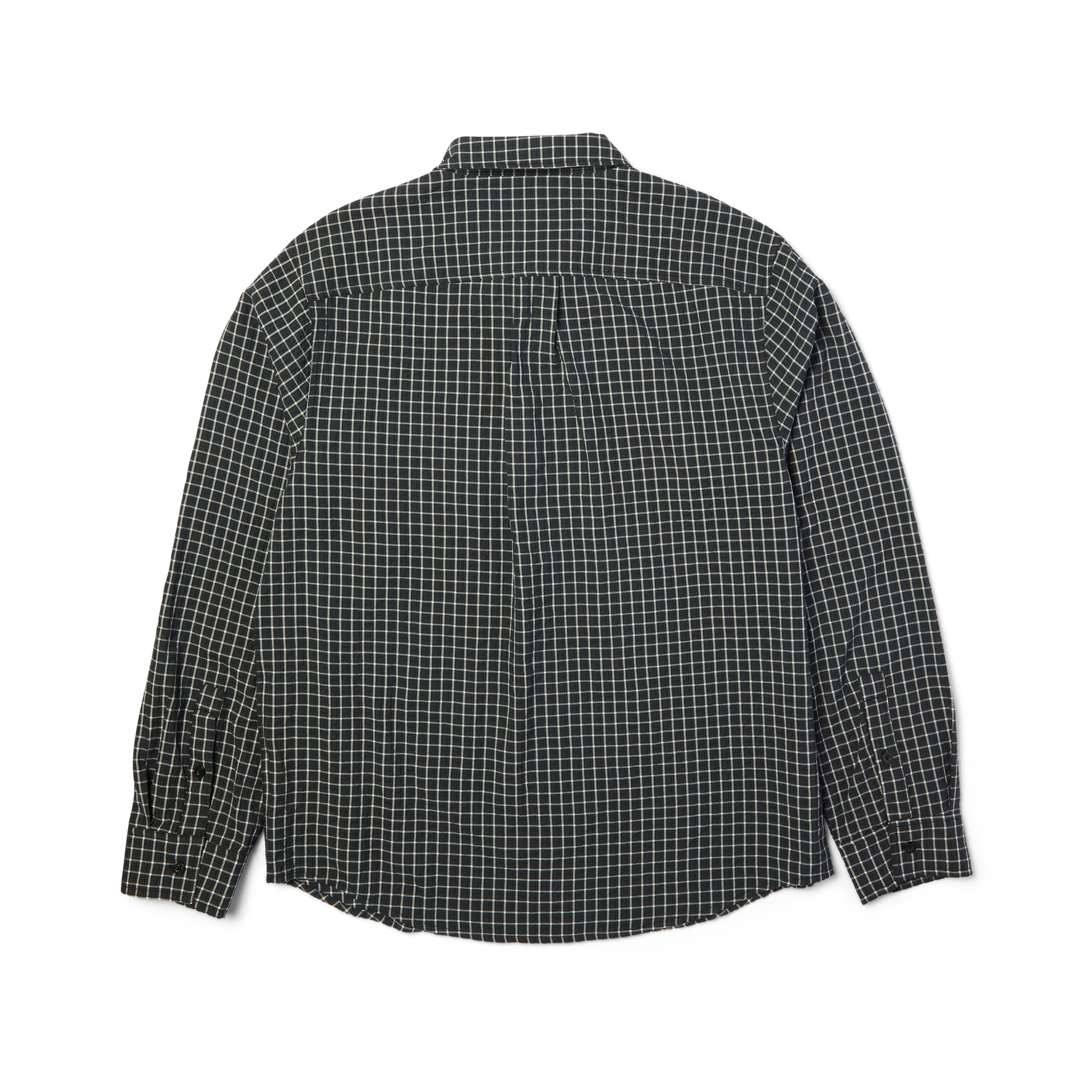 Huf Megablast Long Sleeve Woven Top Black