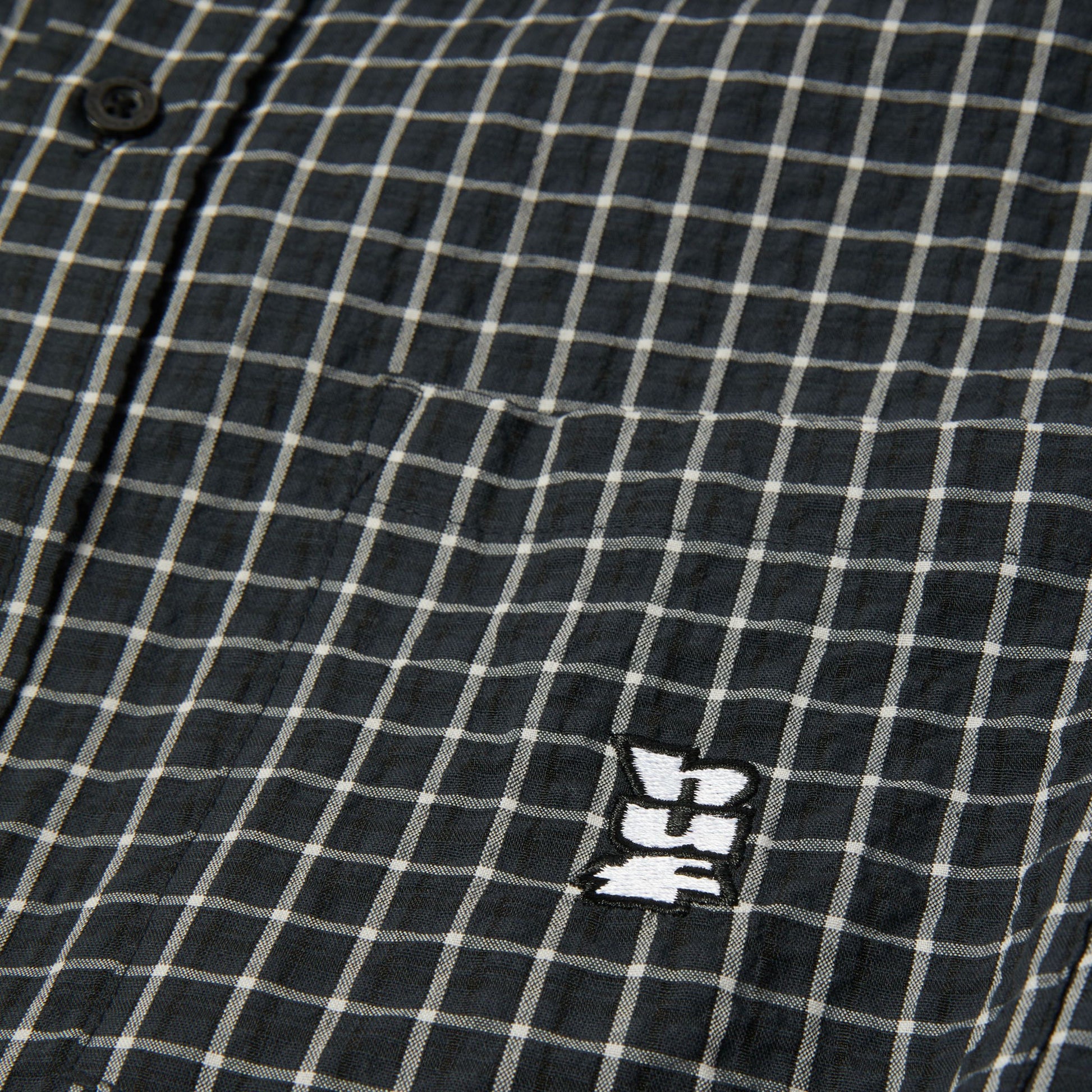 Huf Megablast Long Sleeve Woven Top Black