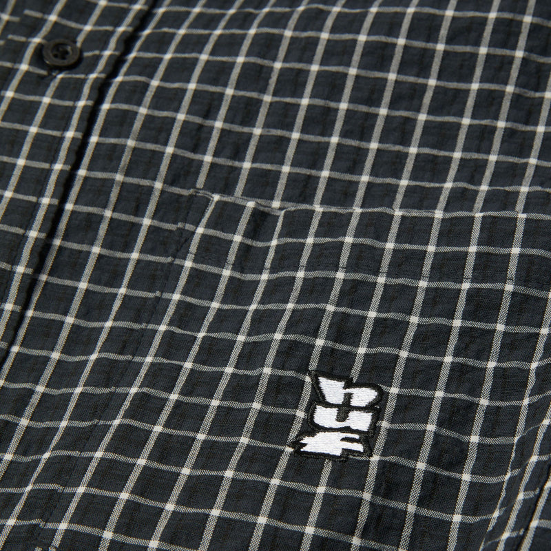 Huf Megablast Long Sleeve Woven Top Black