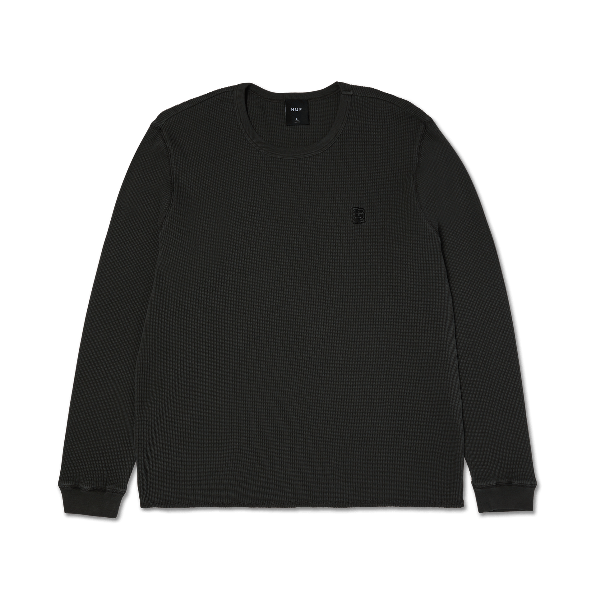 Huf Megablast Overdyed Long Sleeve T-Shirt Thermal Asphalt