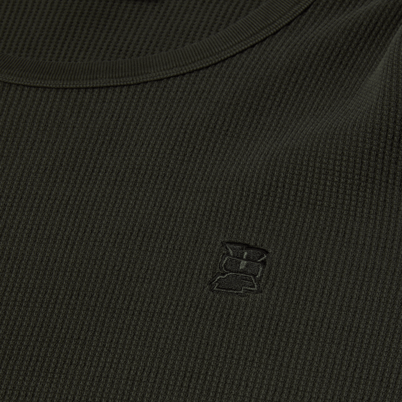 Huf Megablast Overdyed Long Sleeve T-Shirt Thermal Asphalt