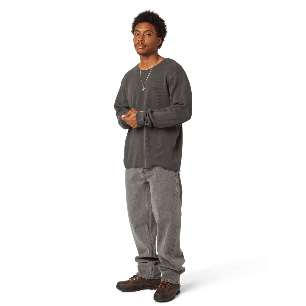 Megablast Overdyed Long Sleeve T-Shirt Thermal