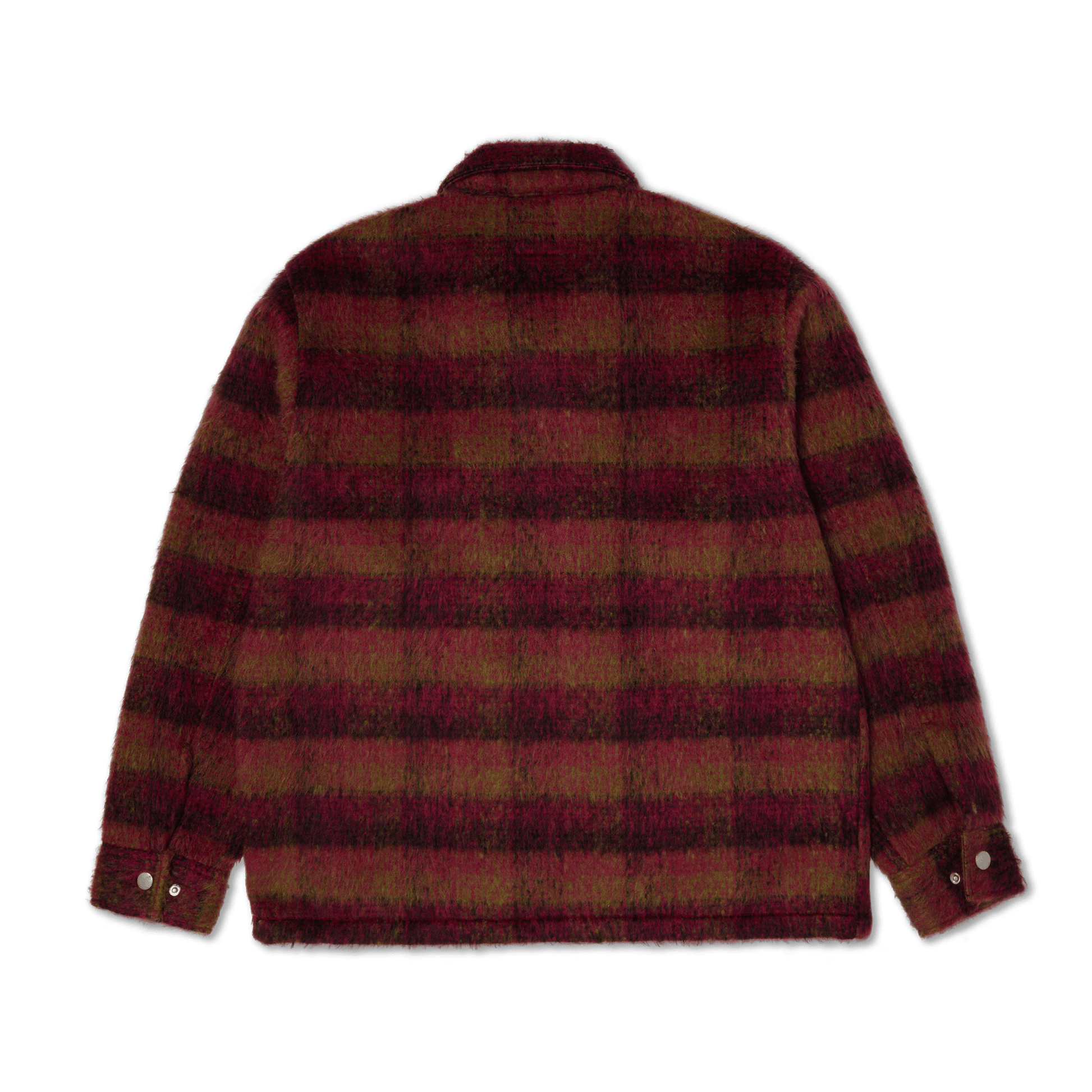 Huf Megablast Plaid Jacket Berry