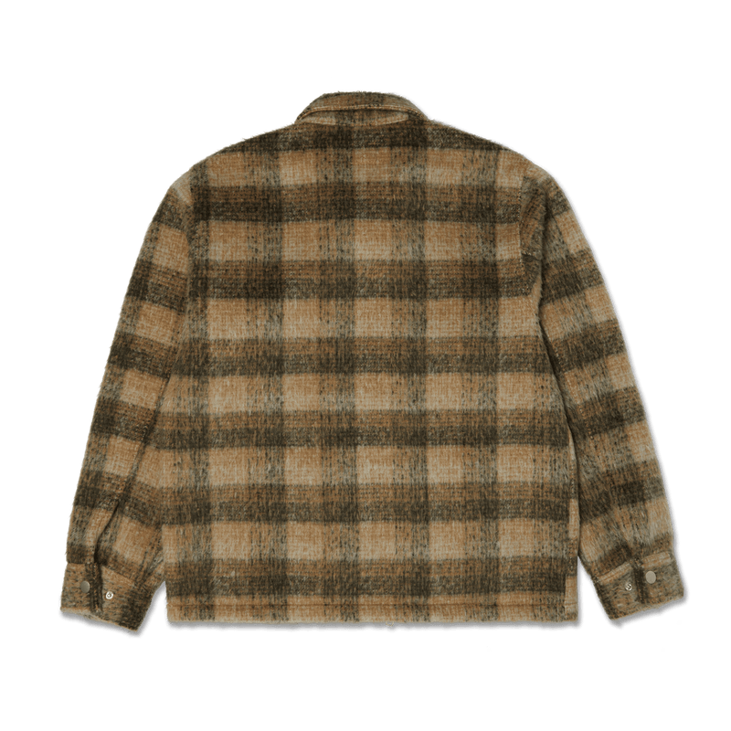 Huf Megablast Plaid Jacket Desert