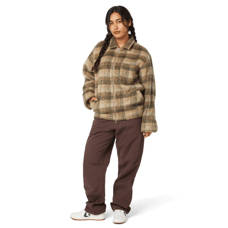 Huf Megablast Plaid Jacket Desert