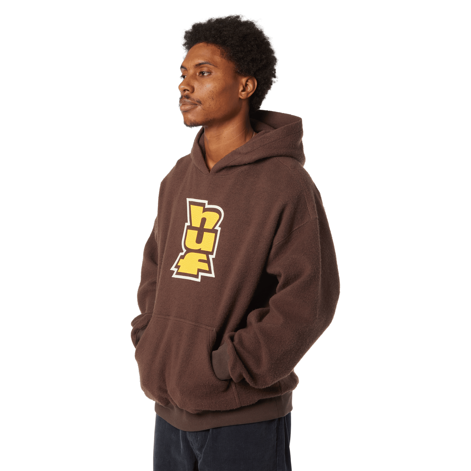 HUF Megablast Reverse Hoodie Bison