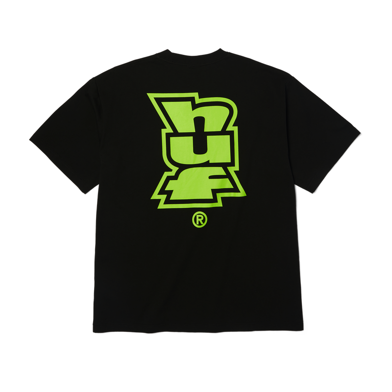 HUF Megablast T-Shirt Black/Huf Green