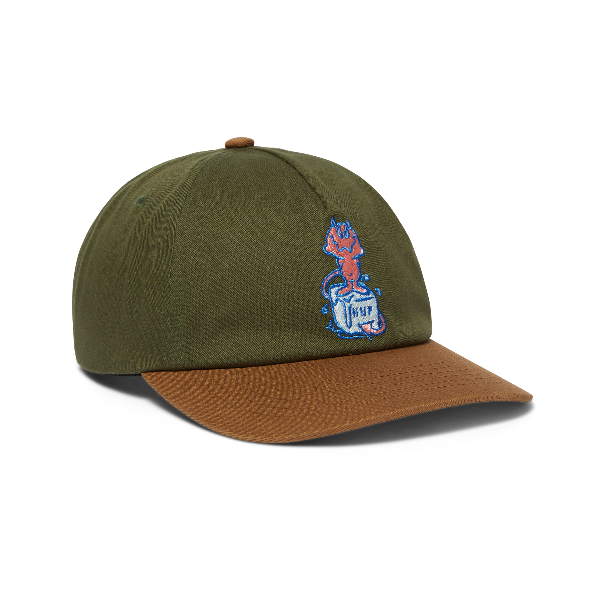 Huf Melt 5-Panel Snapback Hat Green