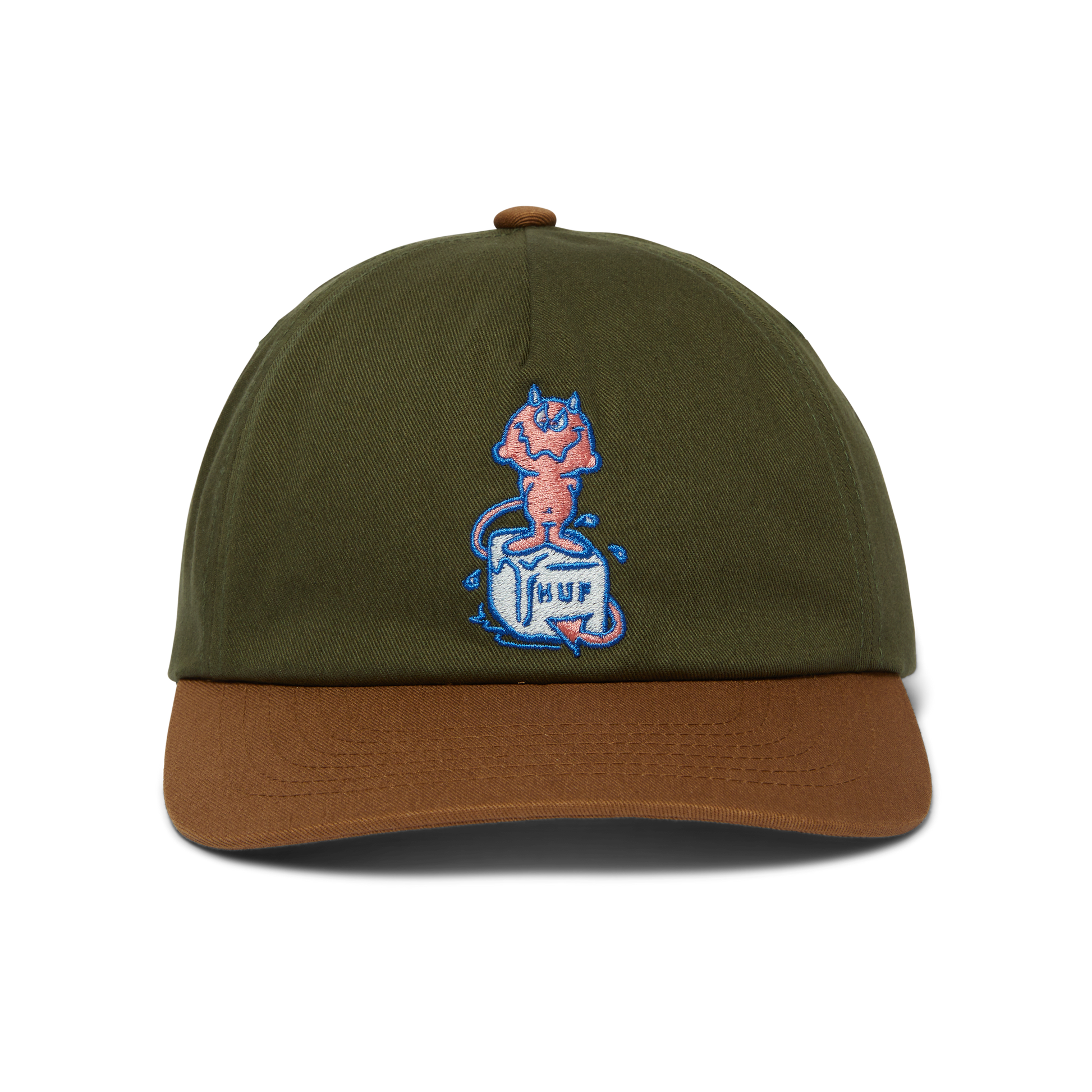 Huf Melt 5-Panel Snapback Hat Green