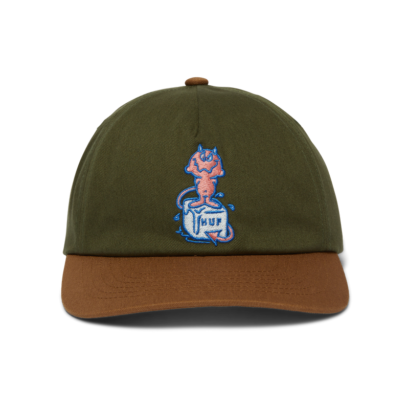 Huf Melt 5-Panel Snapback Hat Green