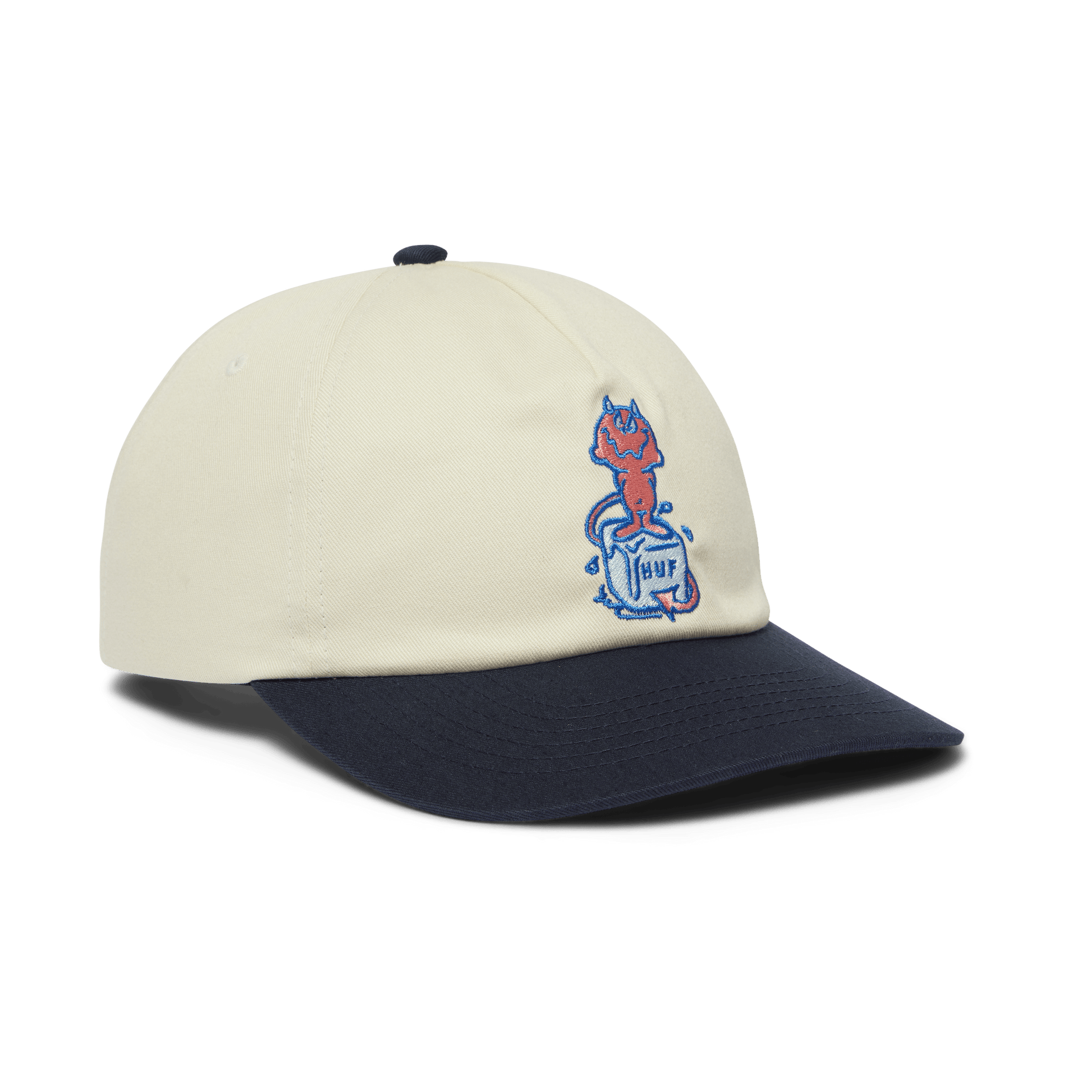 Huf Melt 5-Panel Snapback Hat Natural