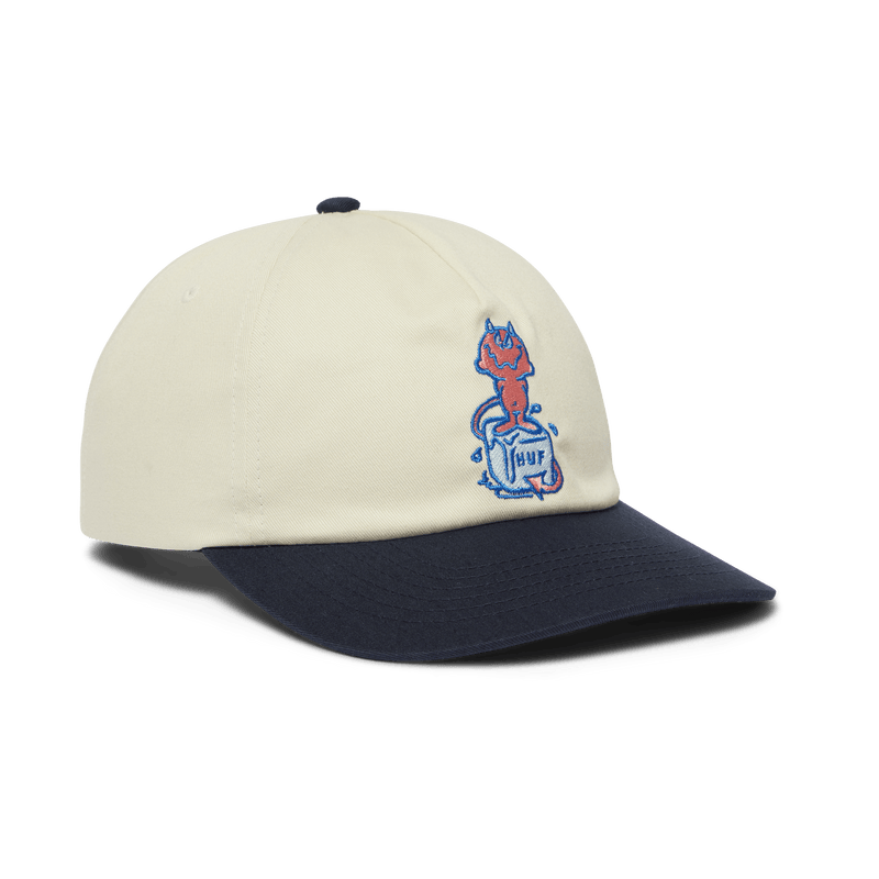 Huf Melt 5-Panel Snapback Hat Natural