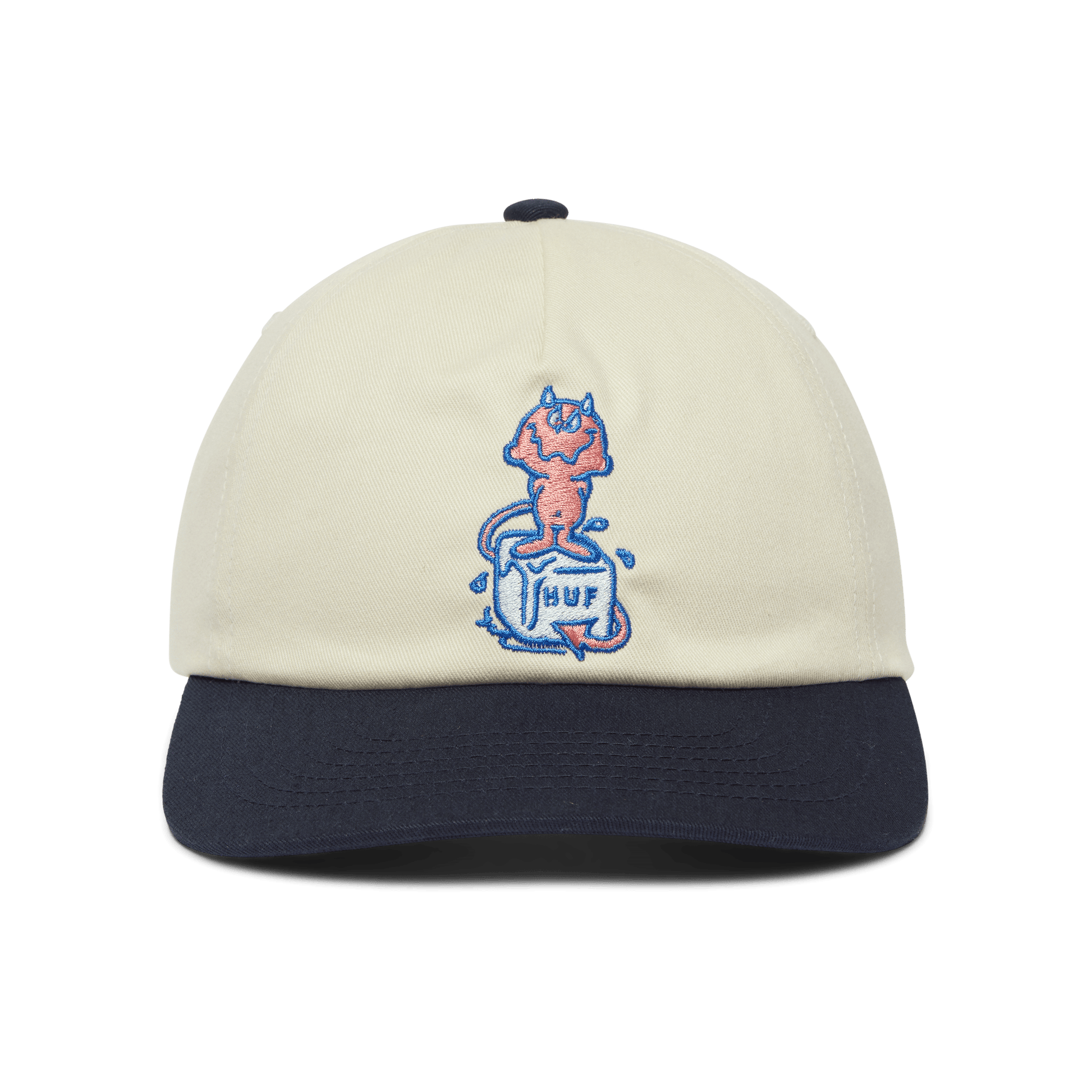 Huf Melt 5-Panel Snapback Hat Natural