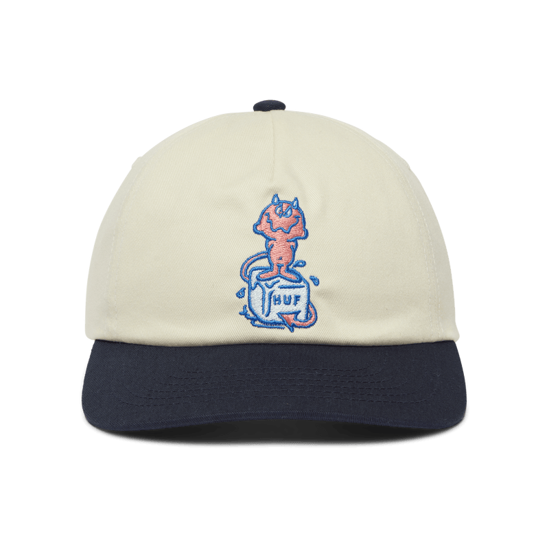 Huf Melt 5-Panel Snapback Hat Natural