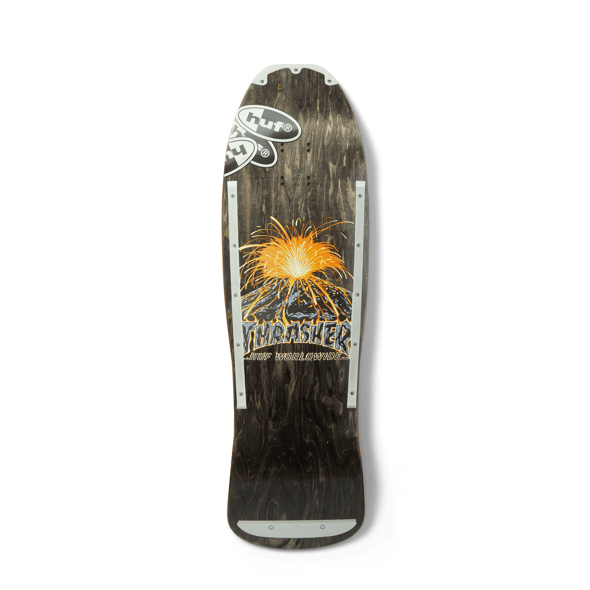 HUF x Thrasher Meltdown Cruiser Deck - Black