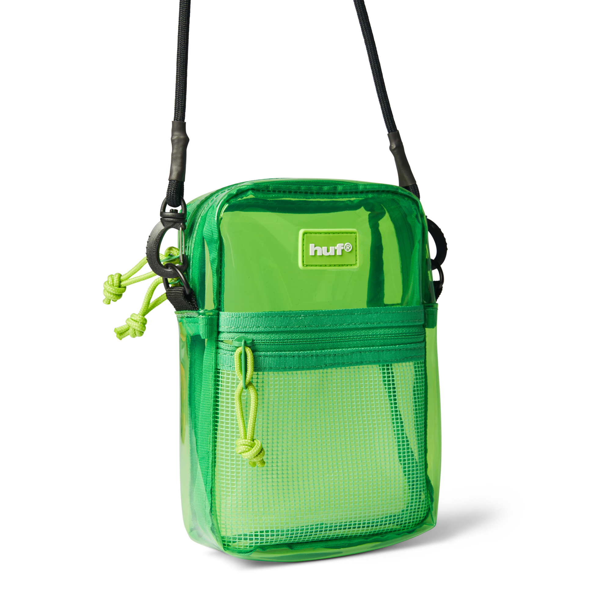 Huf Mercer Transparent Side Bag Green