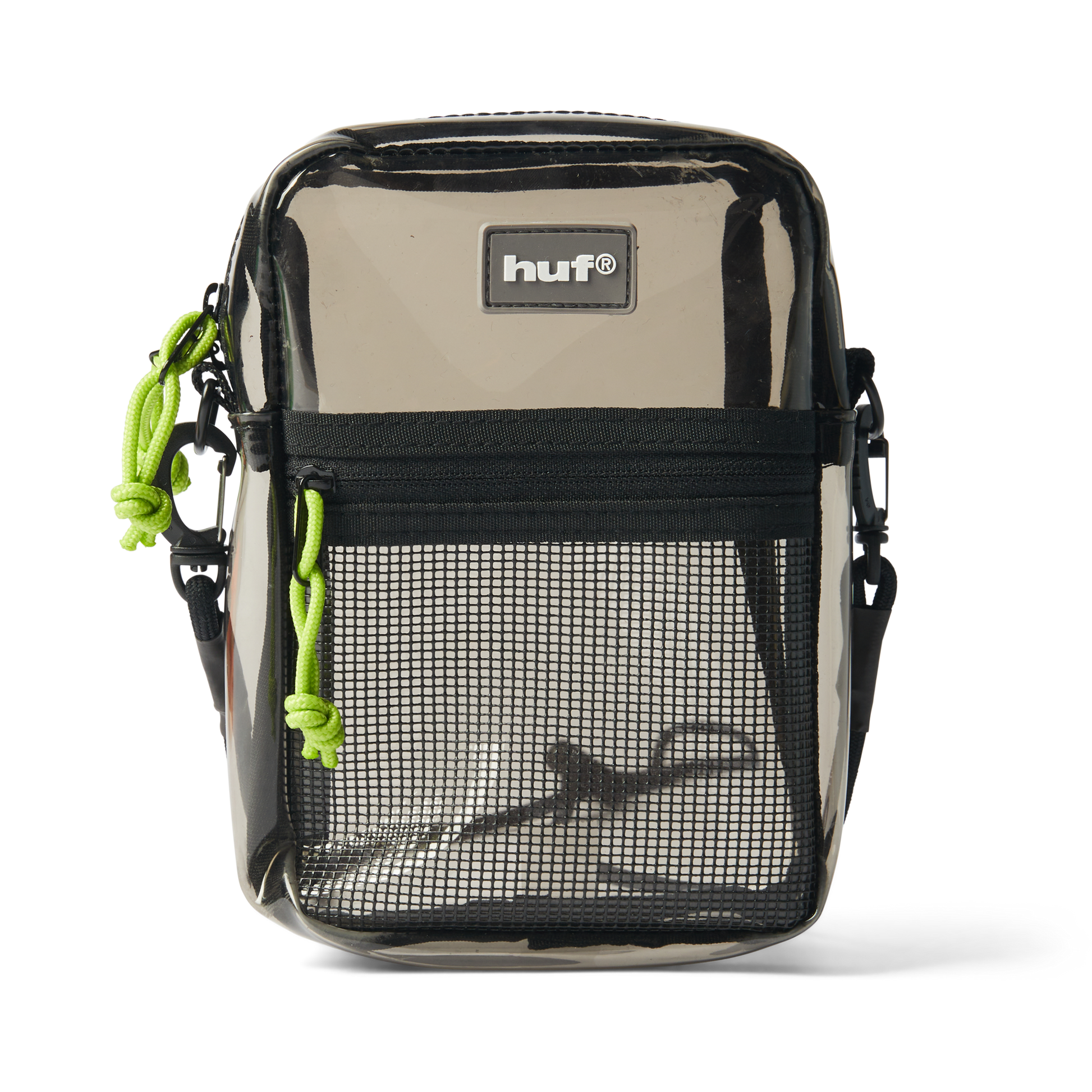 Huf Mercer Transparent Side Bag Smoke Black