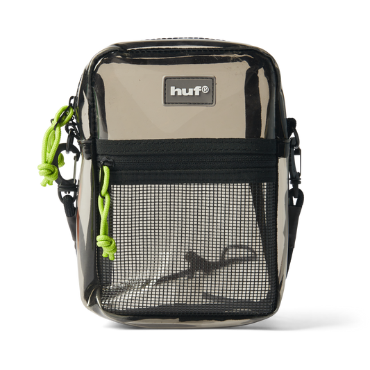 Huf Mercer Transparent Side Bag Smoke Black