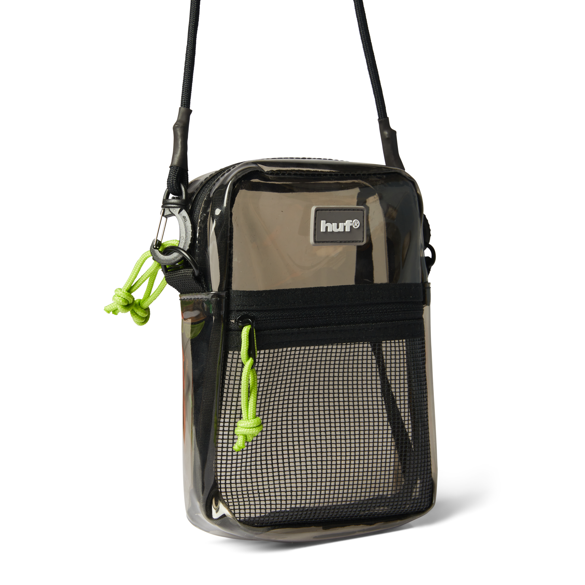 Huf Mercer Transparent Side Bag Smoke Black
