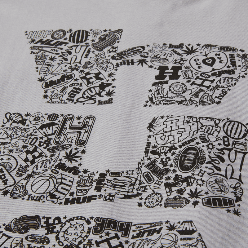 Huf Metablast T-Shirt Dust Purple